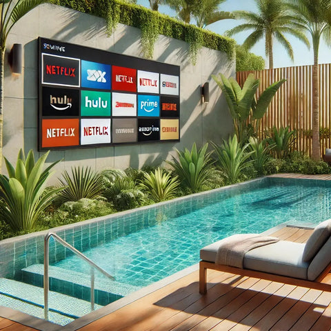 Outdoor video and sound system